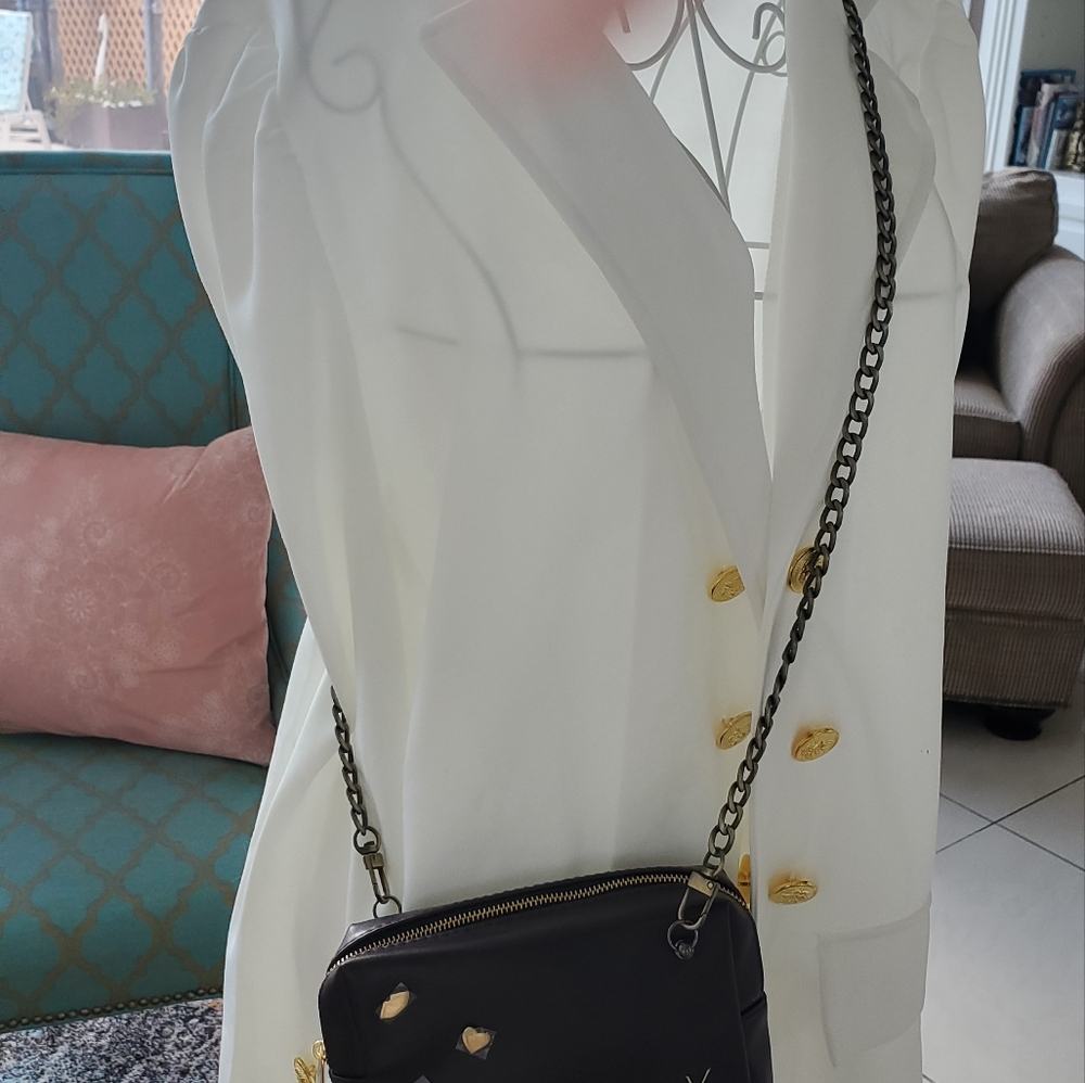 Elegant Black Chain Shoulder Bag